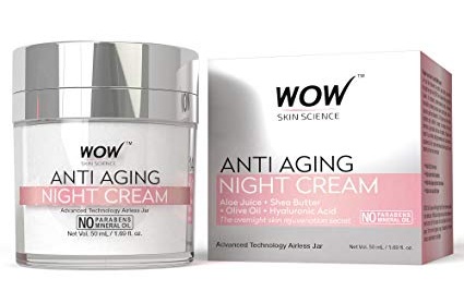 WOW Anti-Aging Parabens og Mineral Oil Night Cream