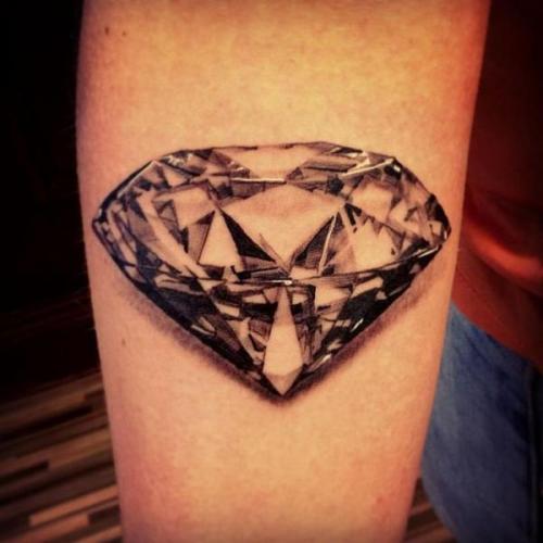 3D Diamond tatoveringsmønster