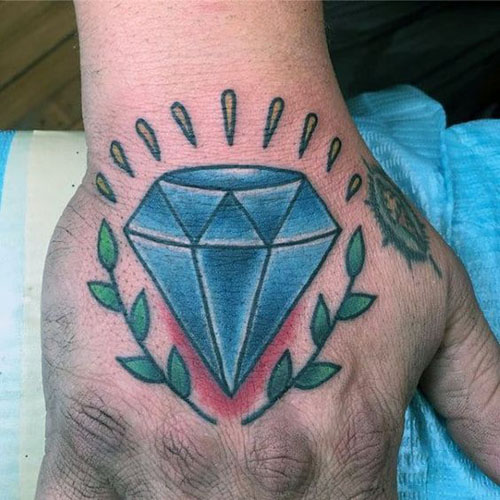 Diamant tatoveringsdesign til mænd og kvinder 7