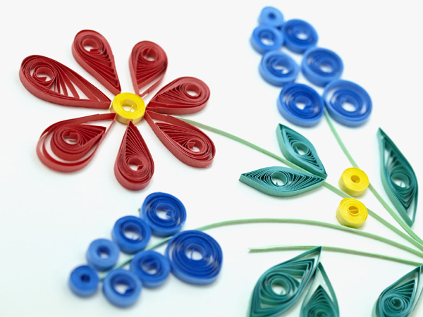 Quilling papír kézműves