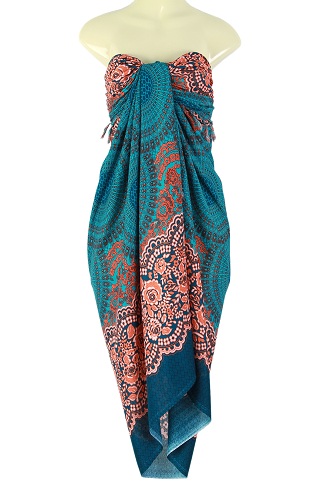 Semi-traditionel Sarong kjole
