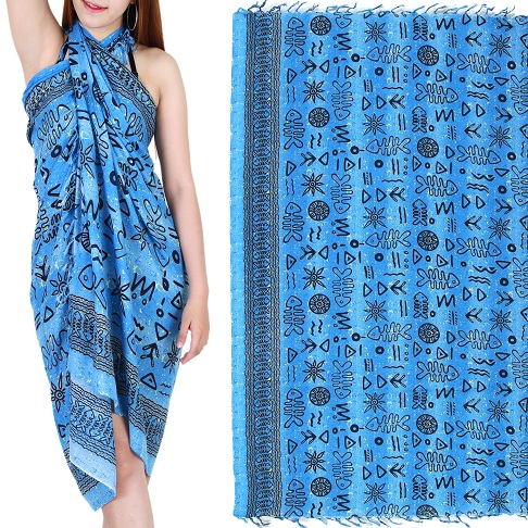 Wrap Around Sarong kjole