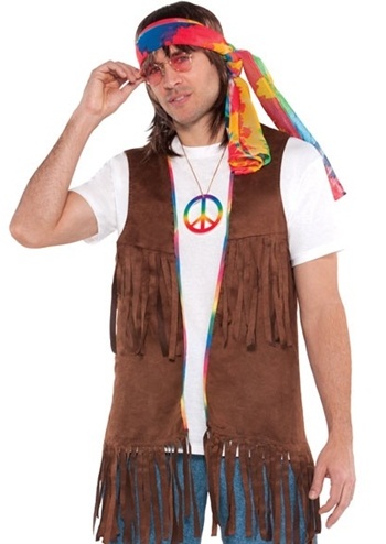 Hippie vest til mænd