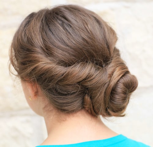 Easy Twist Up do Proms Elegante frisurer