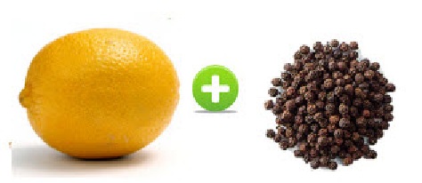 Køkkenmedicin til vægttab Citron og sort peber