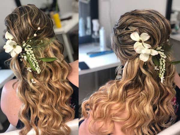 Bryllup Twist løst hår