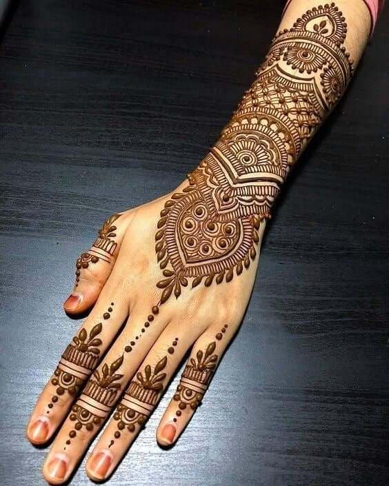 Mehndi Design Back Hand