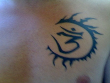 Half Sun Om Tattoos