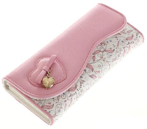 aranyos-rózsaszín-fehér-pénztárca