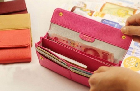 egyszerű bőrpénztárcák