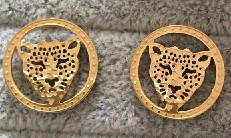 Animal Design Herre øreringe i guld