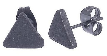 Triangle mønster øreringe