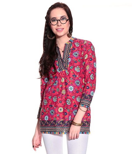 Trendy kort Kurtis