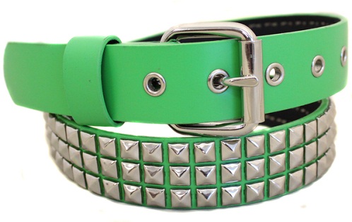 Studded Kelly Green Belt