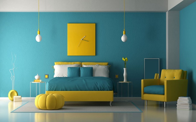 Farvekombinationer til soveværelsesvægge