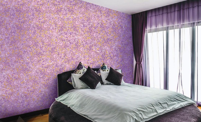 Tekstur maling designs til soveværelse