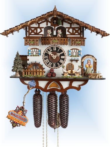 Træskive Black Forest Cuckoo Clock Design