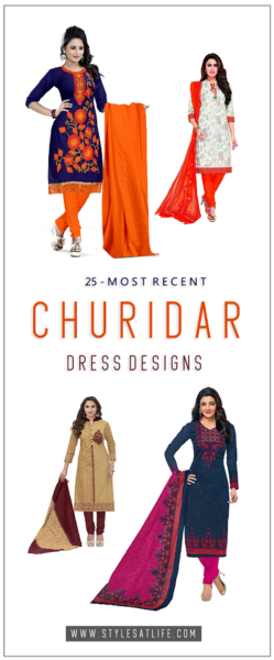 Churidar kjole designs