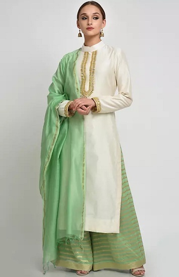 Banarasi Gota Patti Kurti és Palazzo