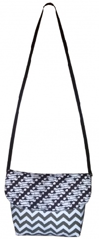 Wave Pattern Sling Bag lányoknak
