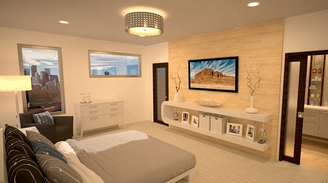 Fő hálószoba 3d design