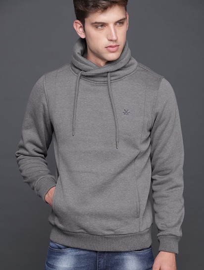 Wrogn Sweatshirt med høj hals til mænd