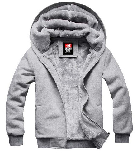 Fur Zip-herre sweatshirt