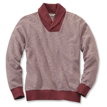 Sweatshirt med krave til mænd