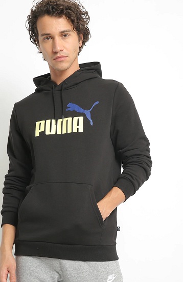 Puma sweatshirt til mænd med hætte