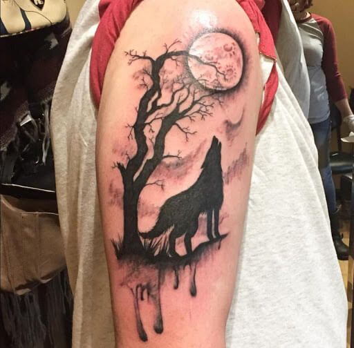 Bedste Moon Tattoo Designs & amp; Ideer 9