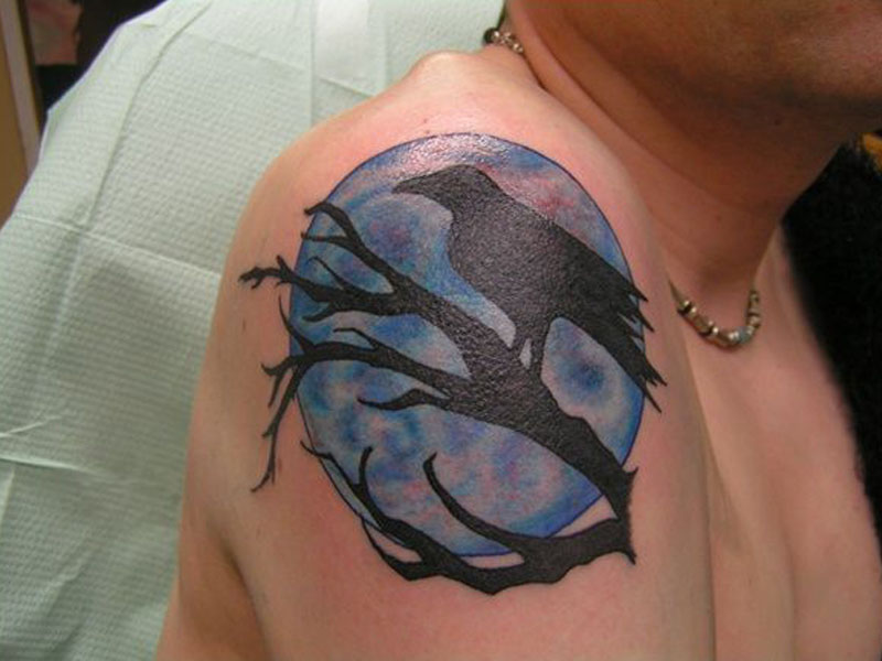Half And Full Moon Tattoo Designs & amp; Ideer