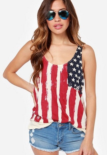 Løs dame tank top