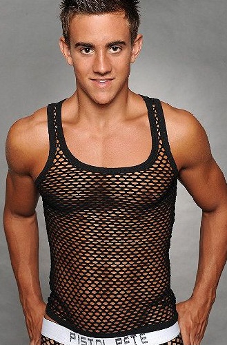 Herre mesh -tanktop