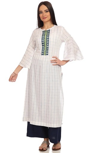 Biba Plus Size Kurtis med Palazzo