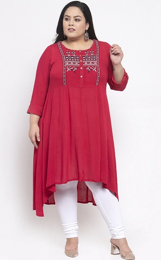 Plus størrelse Anarkali Kurtis