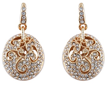 Celtic Design guld øreringe