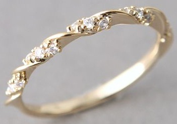 Arany gyűrűk nőknek szalag arany gyűrű