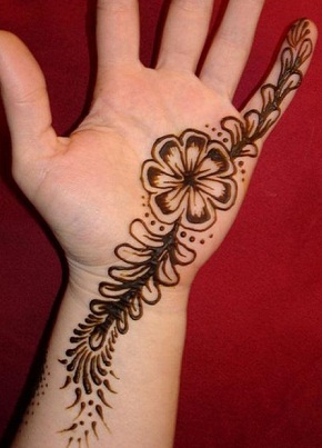 arab mehndi design gyerekeknek