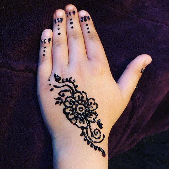 Arab Mehndi Design gyerekeknek