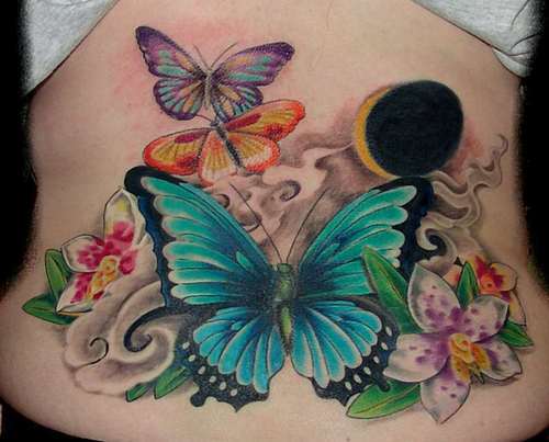 Wild Butterfly Tattoo Designs