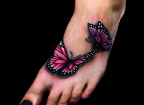 Butterfly tatoveringsdesign