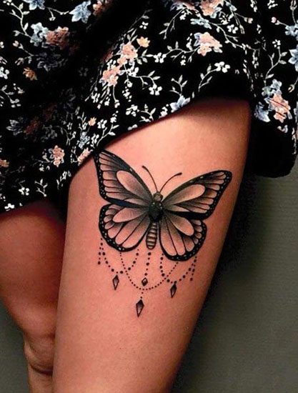 Sommerfugl tatovering designs og betydninger 1
