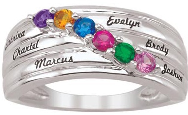 Birthstone ringe til herrer