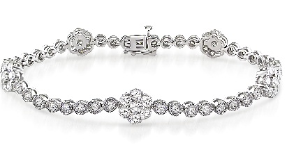 Smykker med diamantarmbånd