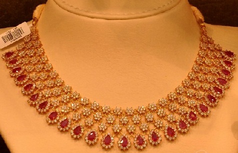 Diamond Ruby Chokers