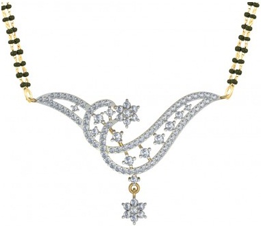 Seneste Diamond Mangalsutras smykker