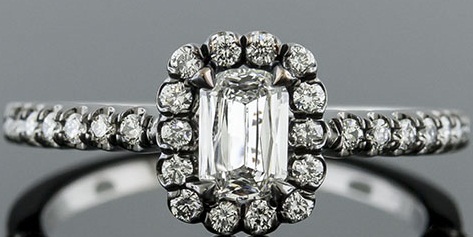 Smoky Platinum Ring smykker