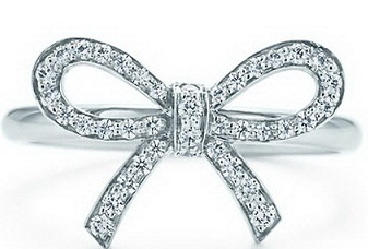 Bow Knot Platinring