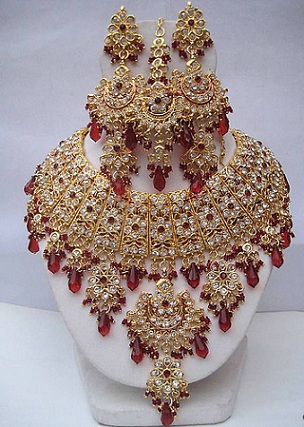 Heritage Bridal Kundan Halskæde