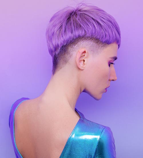 UndercutPixie neon színnel